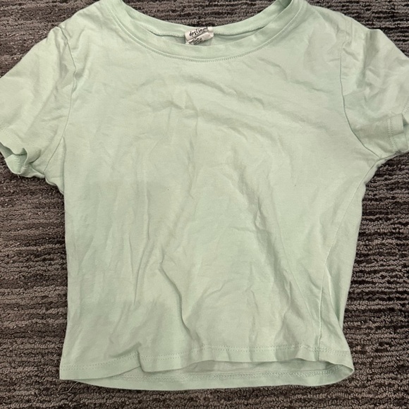 Full Tilt Mint Green Short Sleeve Tee - Picture 1 of 4